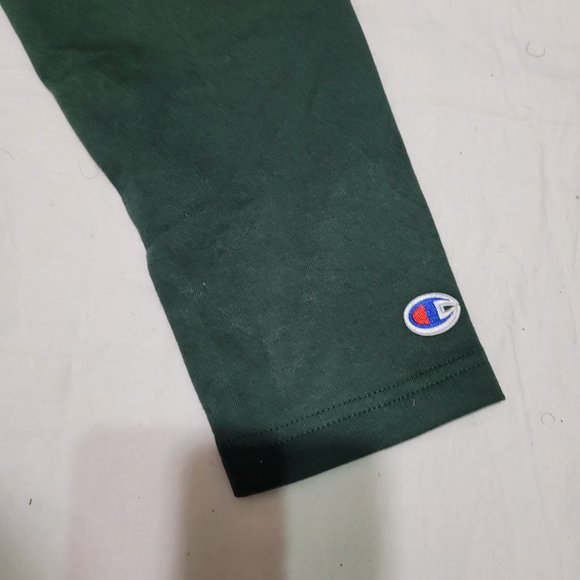 Champion FAMU Florida A&M Rattlers Pullover Snap Sweatshirt Dark Green Orange - Picture 4 of 9